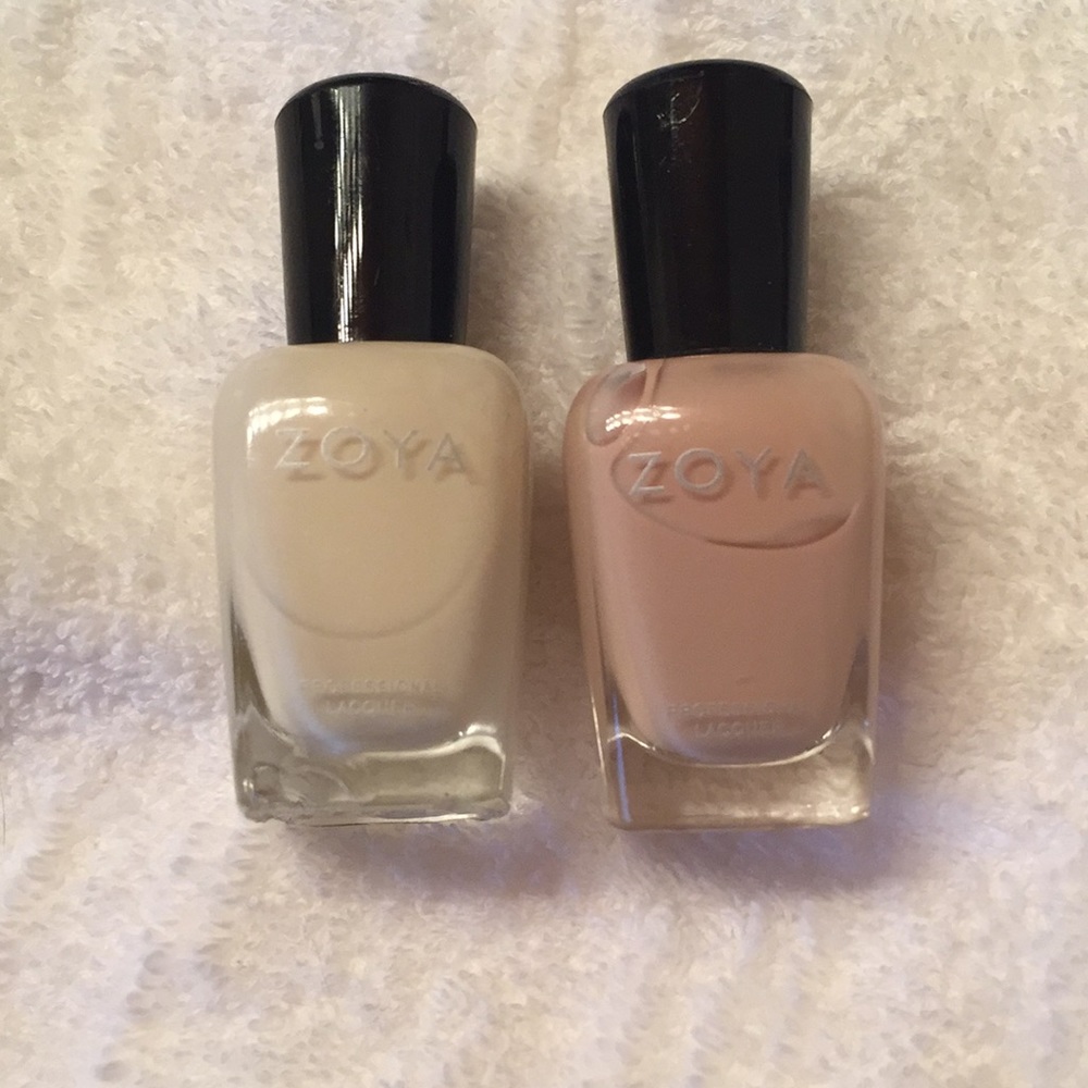 Zoya nail polish in Jacqueline and Chantal